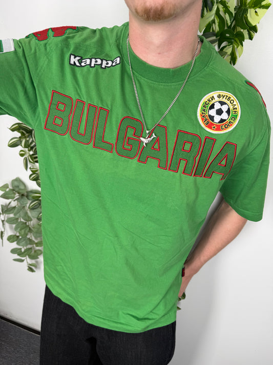 Kappa vintage Bulgarien Trikot T-Shirt grün XL