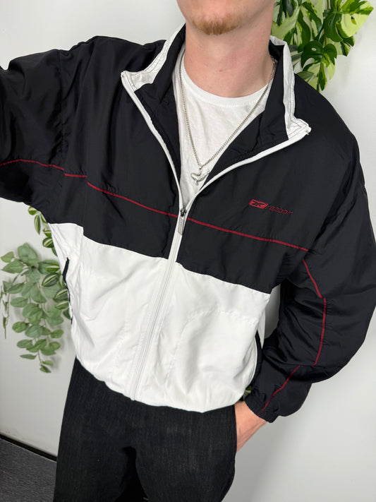 Reebok vintage Trainingsjacke Windbreaker schwarz M