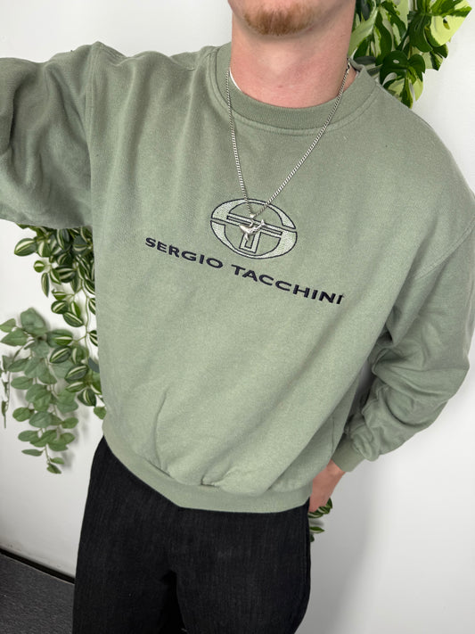 Sergio Tacchini vintage Sweatshirt grün S