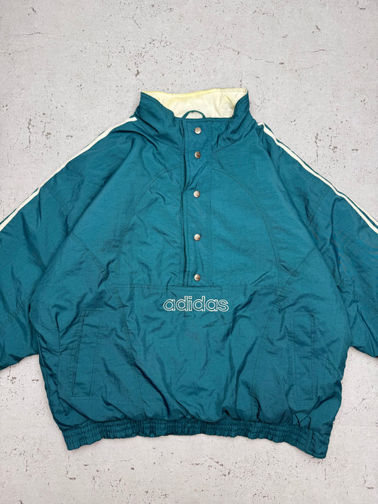 Adidas vintage oversized 2000er Jacke Sweatshirt padded Jacket Skijacke L