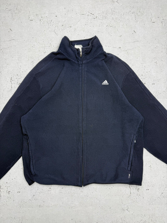 Adidas vintage Fleece Jacke Zipper L