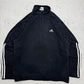 Adidas vintage Fleece Jacke Zipper L