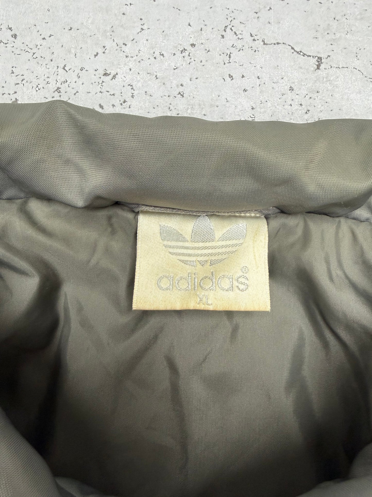 Adidas vintage Big Logo Collegejacke Bomberjacke XL