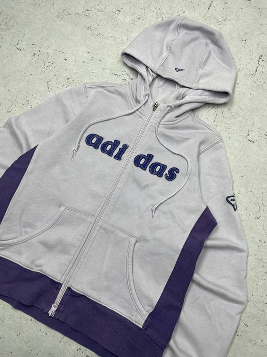 Adidas embroidered Vintage Zipper lila L