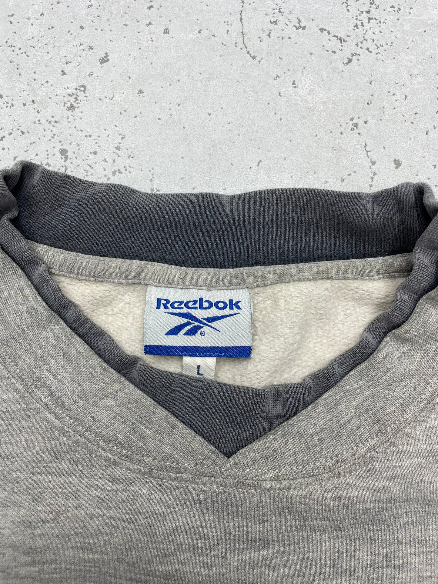 Reebok embroidered Vintage Sweatshirt grau L