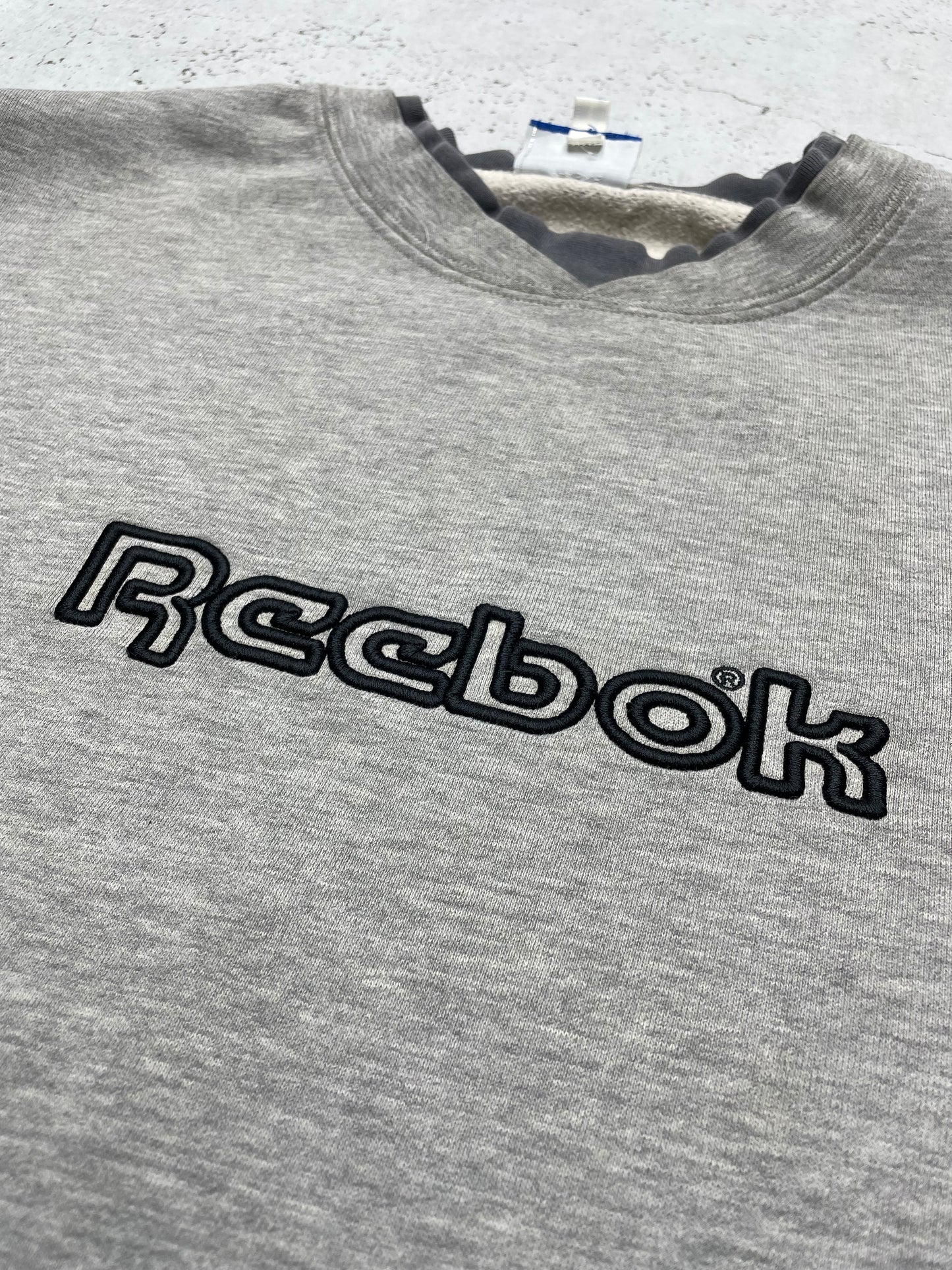 Reebok embroidered Vintage Sweatshirt grau L