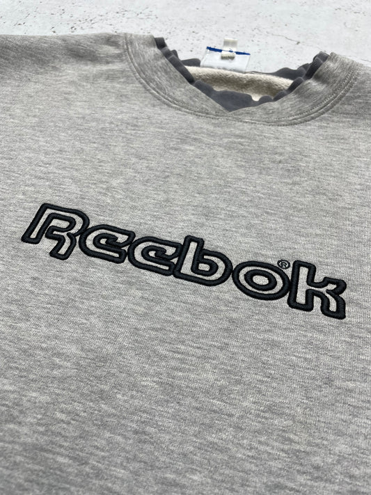 Reebok embroidered Vintage Sweatshirt grau L
