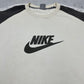 Nike Vintage embroidered Sweatshirt weiß schwarz XL