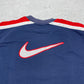 Nike Vintage Y2K Sweatshirt blau rot XS