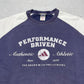 Adidas Vintage Sweatshirt blau weiß XL