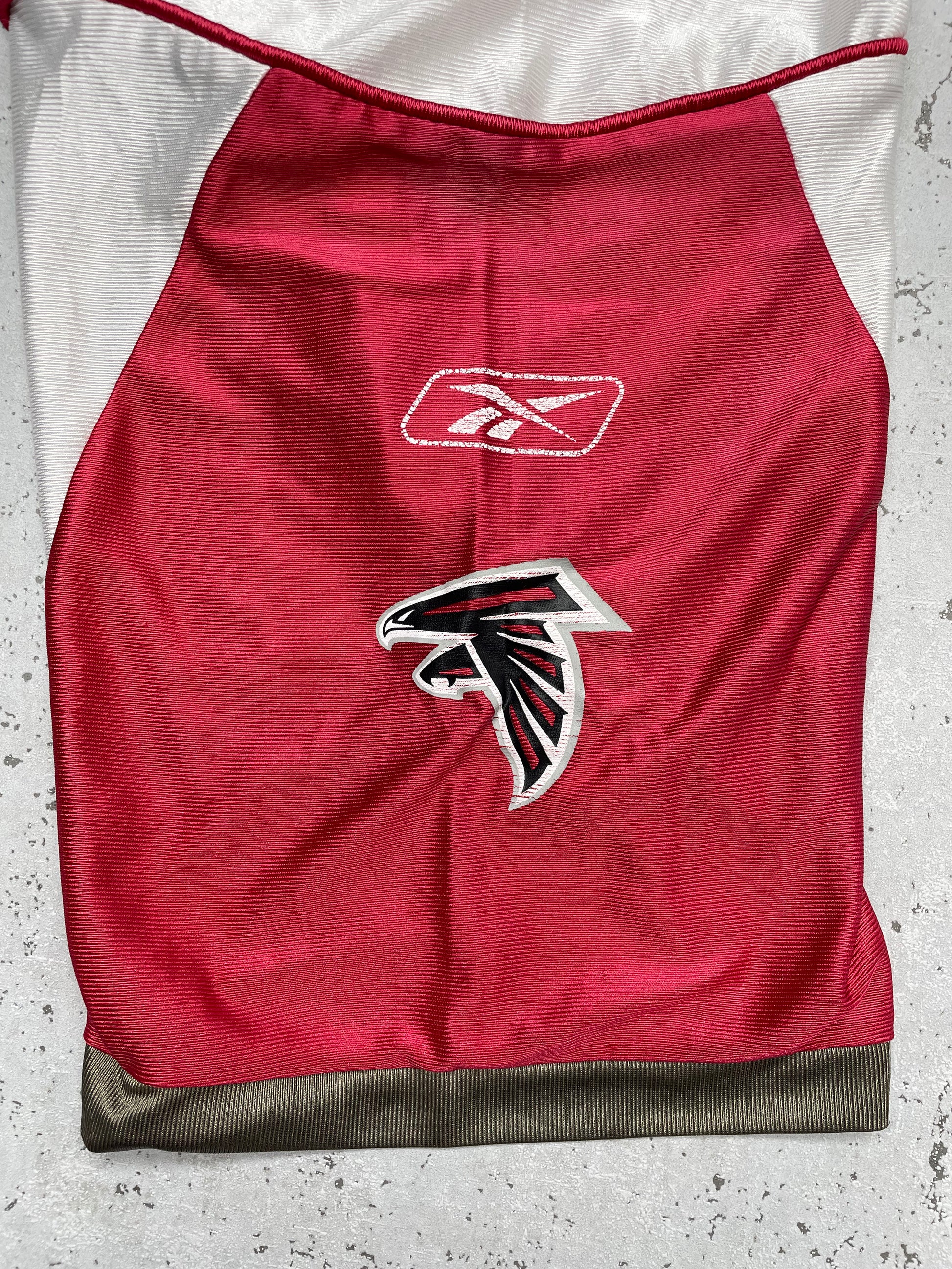 Reebok NFL Falcons Vick Vintage Trikot weiß rot XL - MonkeysVintage