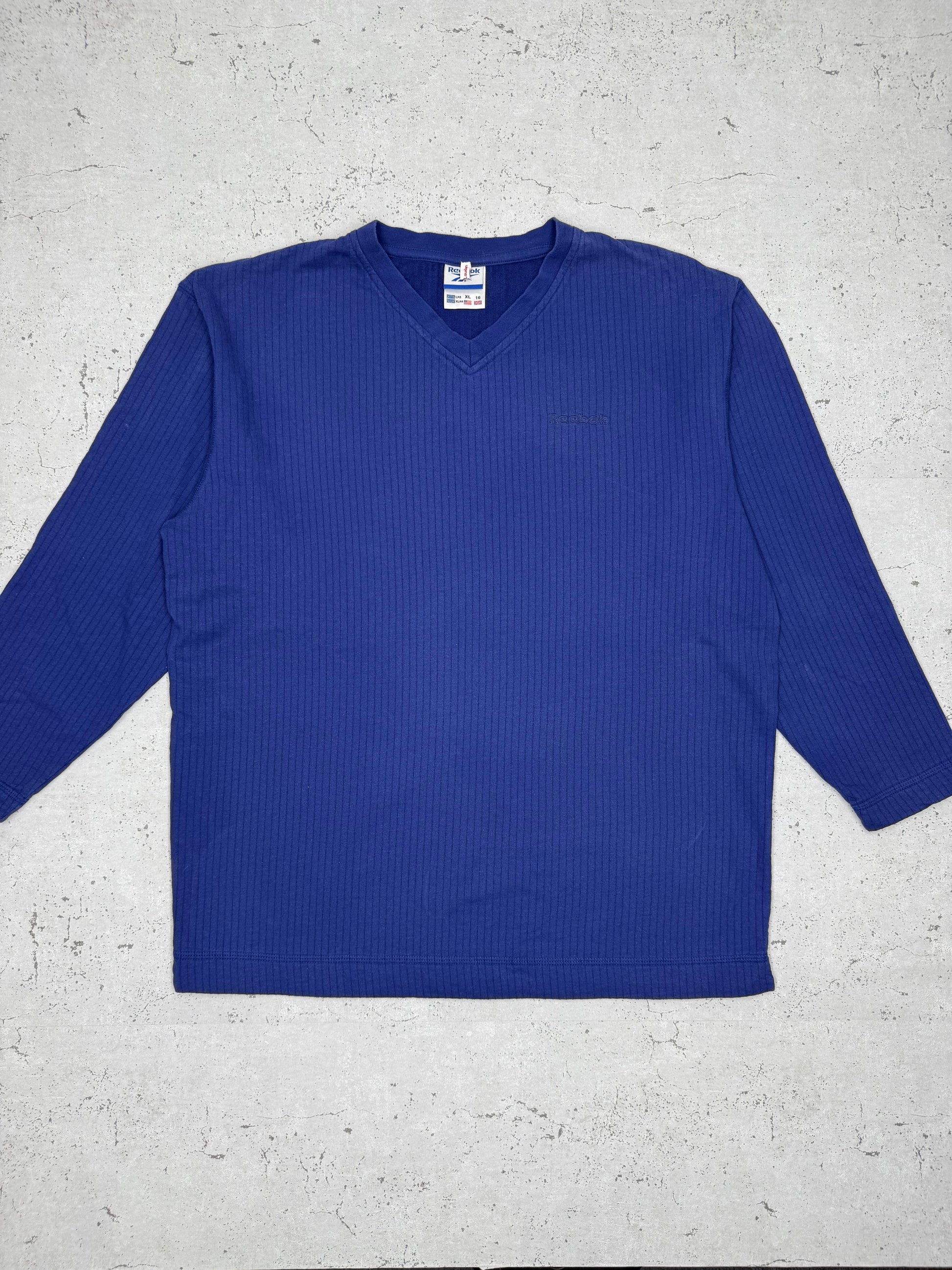 Reebok 90er Vintage Sweatshirt Blau L - MonkeysVintage