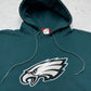 NFL Eagles Football Vintage Pullover grün L - MonkeysVintage