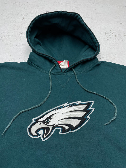 NFL Eagles Football Vintage Pullover grün L - MonkeysVintage