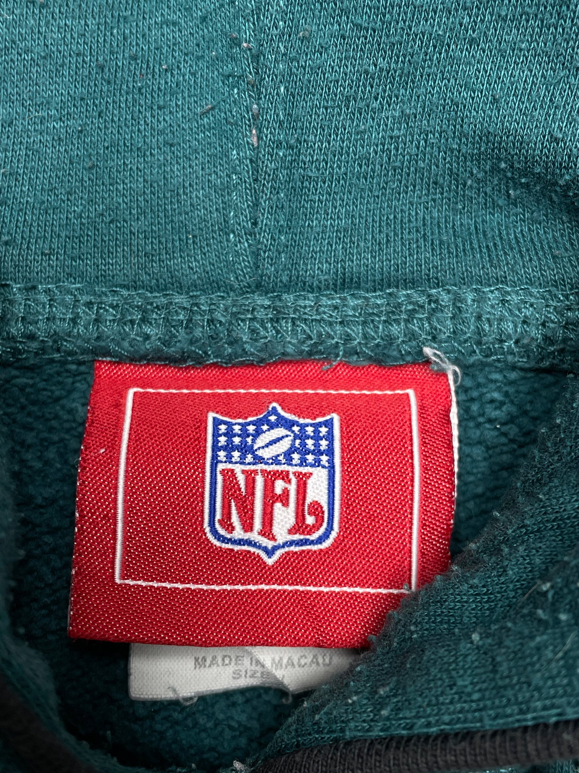 NFL Eagles Football Vintage Pullover grün L - MonkeysVintage