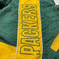 NFL Green Bay Packers Football Vintage Jacke gefüttert grün gelb S - MonkeysVintage
