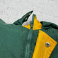 NFL Green Bay Packers Football Vintage Jacke gefüttert grün gelb S - MonkeysVintage