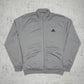 Adidas Vintage Zipper Sportjacke L - MonkeysVintage