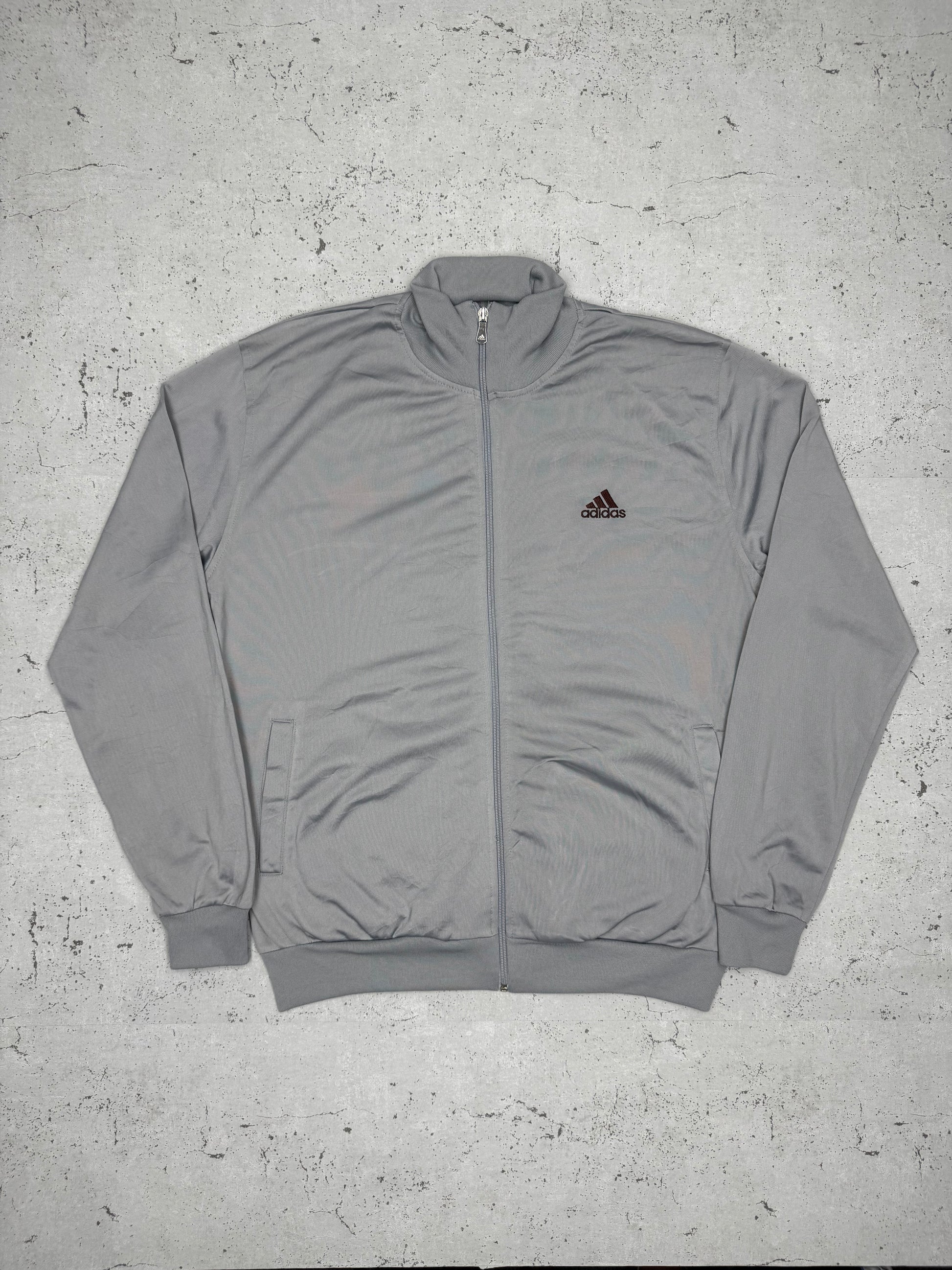Adidas Vintage Zipper Sportjacke L - MonkeysVintage