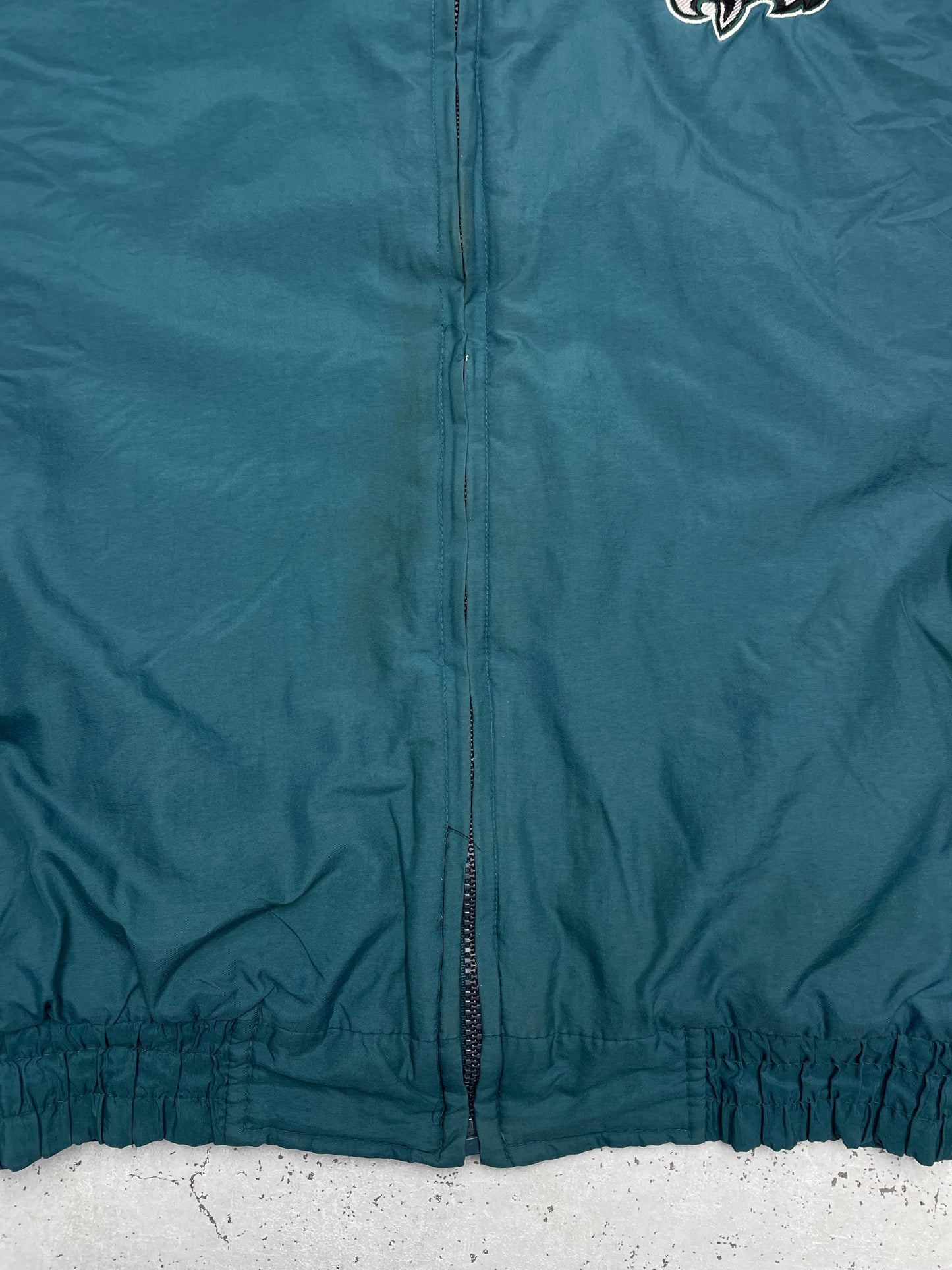 NFL Eagles 90s Vintage Jacke grün blau L - MonkeysVintage