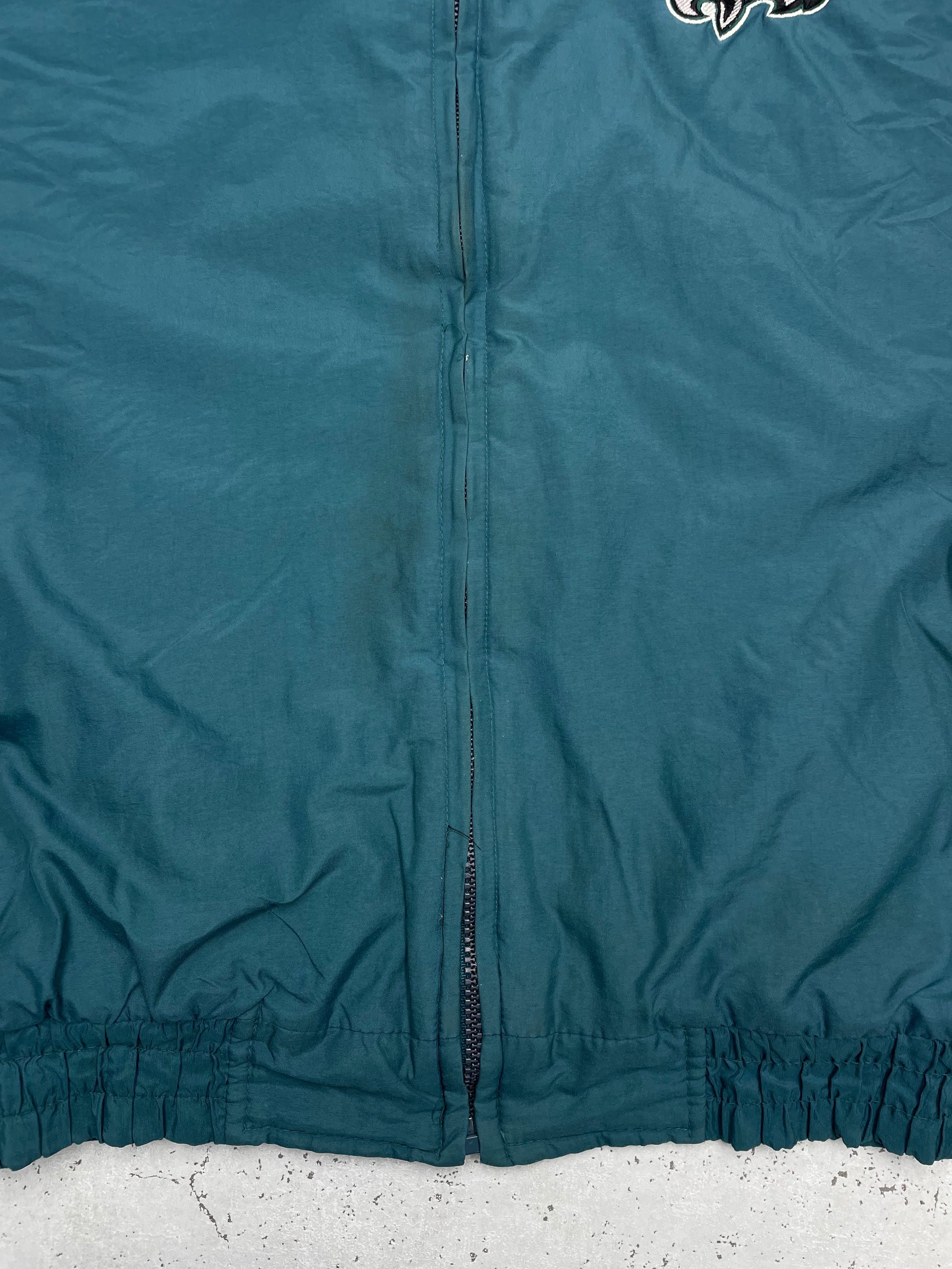 NFL Eagles 90s Vintage Jacke grün blau L - MonkeysVintage