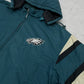 NFL Eagles 90s Vintage Jacke grün blau L - MonkeysVintage