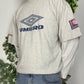 Umbro vintage big Logo T-Shirt Tee Shirt grau XXL