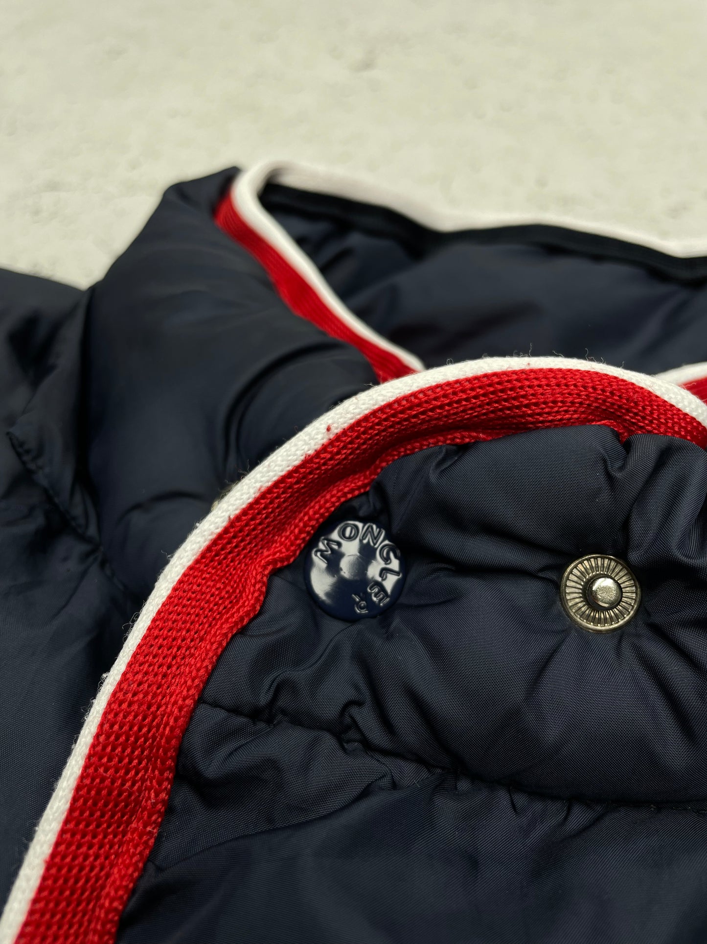 Moncler Vintage Pufferweste Daunen blau M - MonkeysVintage