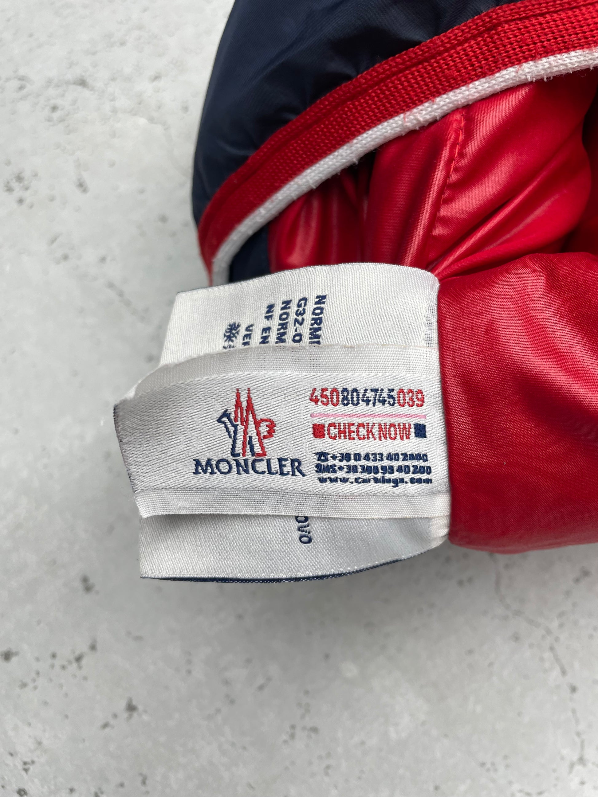 Moncler Vintage Pufferweste Daunen blau M - MonkeysVintage