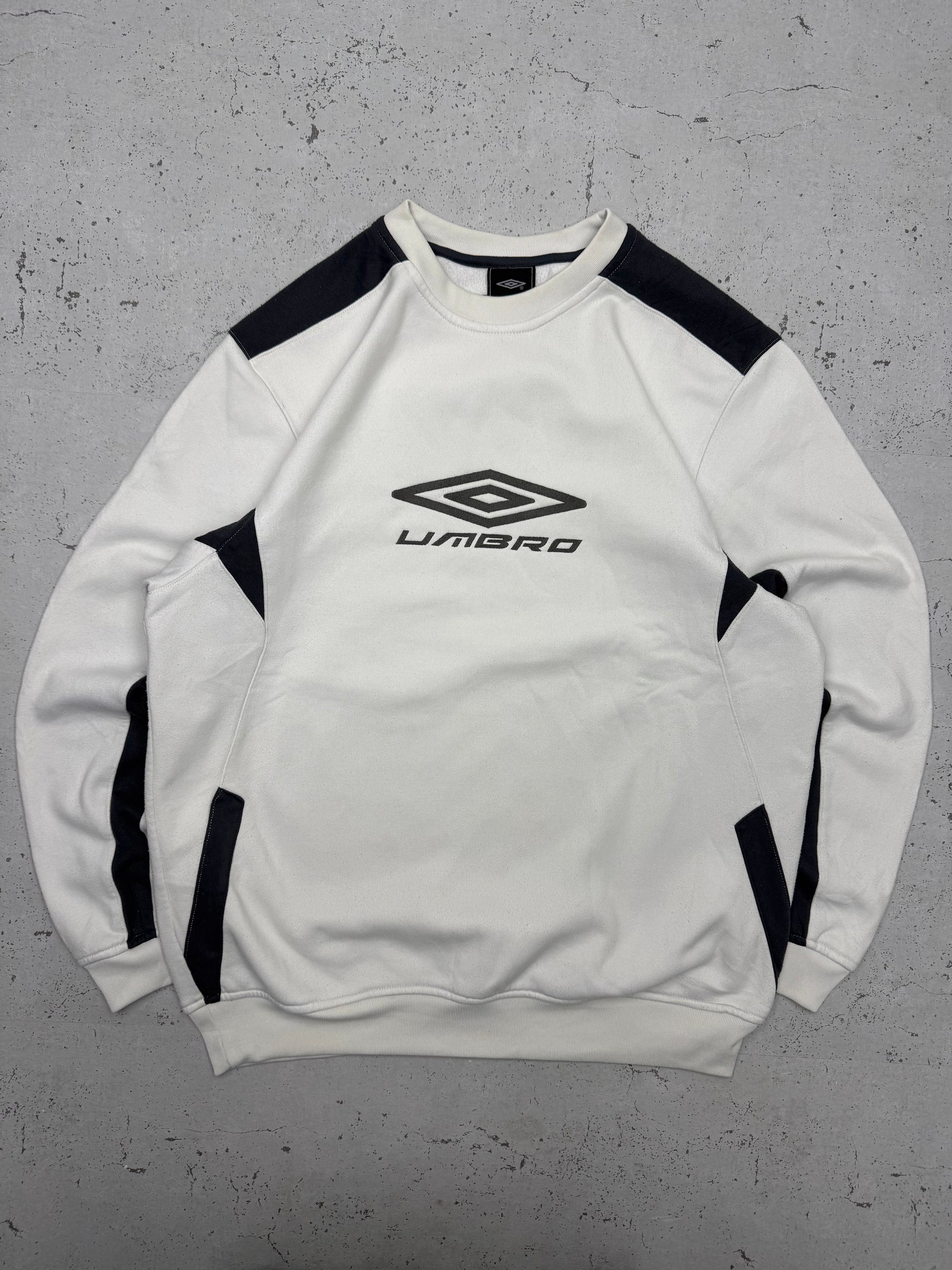 Umbro Logo Print Sweatshirt weiß – Foto 2