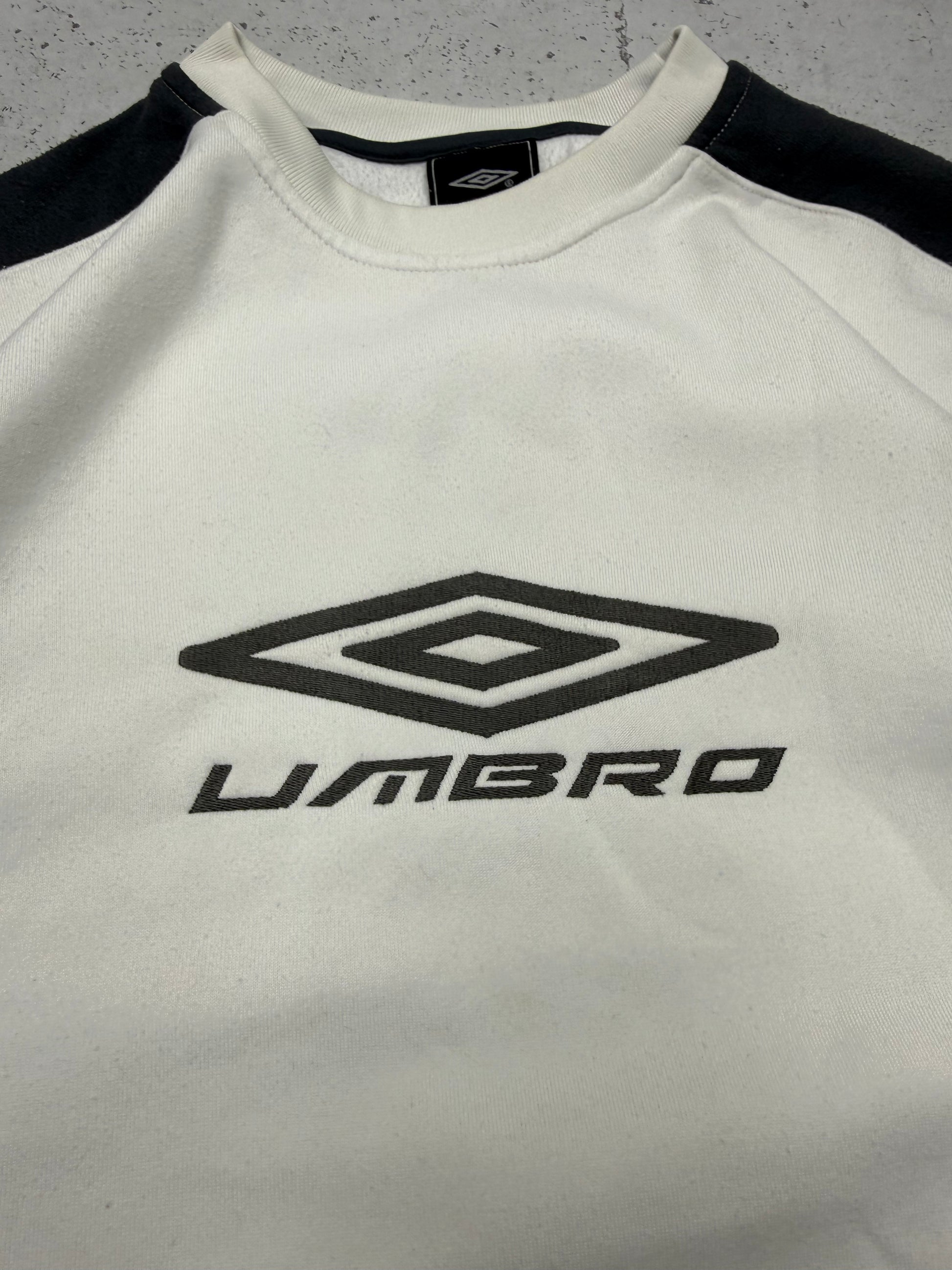 Umbro Logo Print Sweatshirt weiß – Foto 3