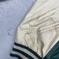 NFL Vintage Michigan State Spartans Collegejacke Leder grün beige L - MonkeysVintage