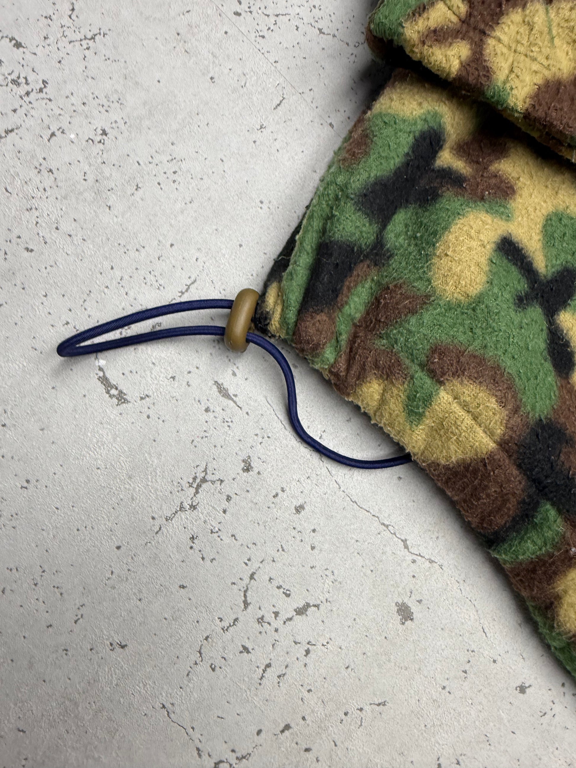 Camouflage Fleece Hoodie grün – Foto 3
