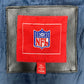 NFL Dallas Cowboys Vintage Lederjacke Collegejacke blau schwarz XL - MonkeysVintage