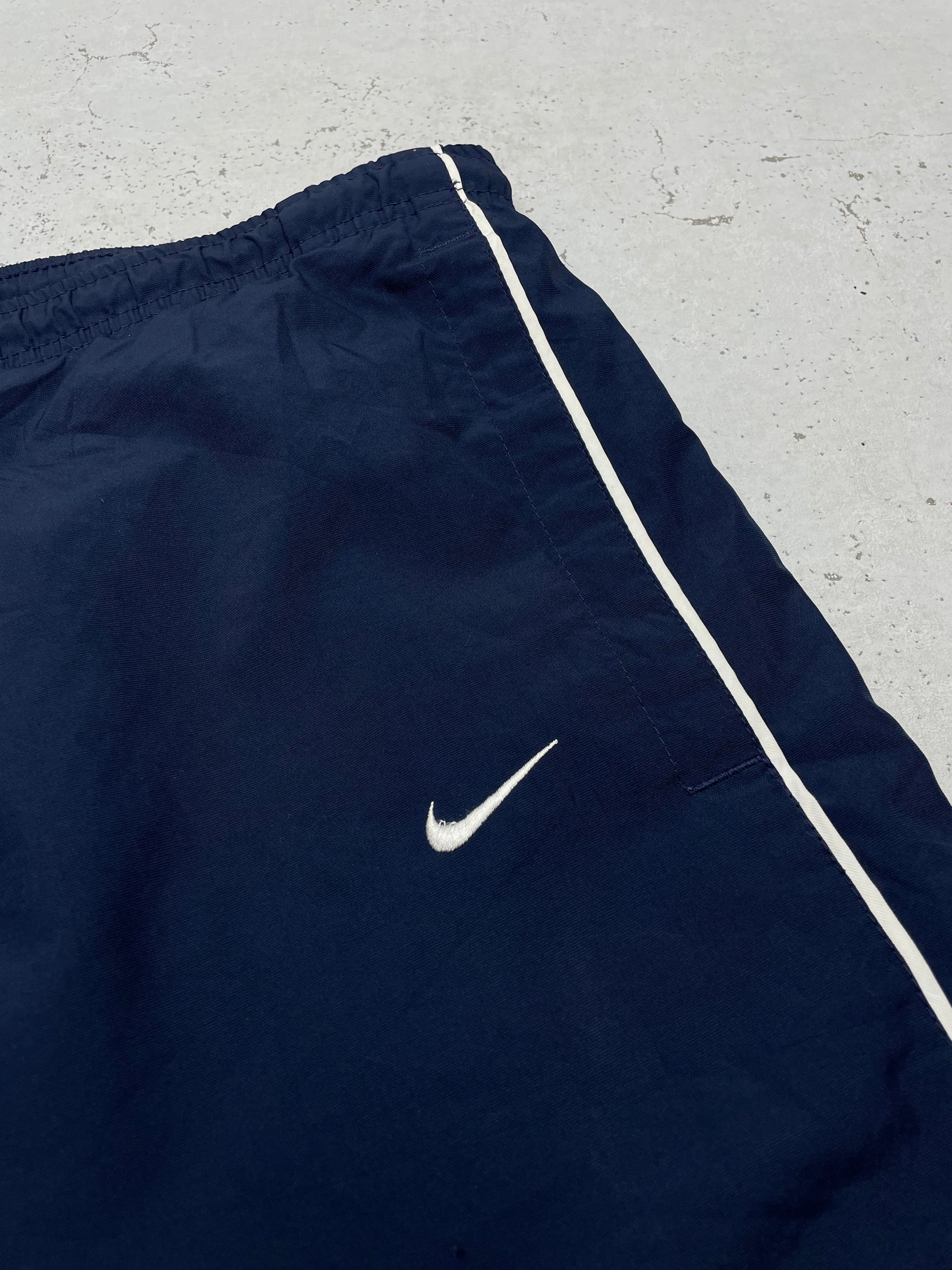 Nike Vintage Swoosh Trackpants Hose blau XL - MonkeysVintage