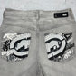 Ecko Unltd. Vintage Y2K Baggy Jeans embroidered grau W32 L34 - MonkeysVintage