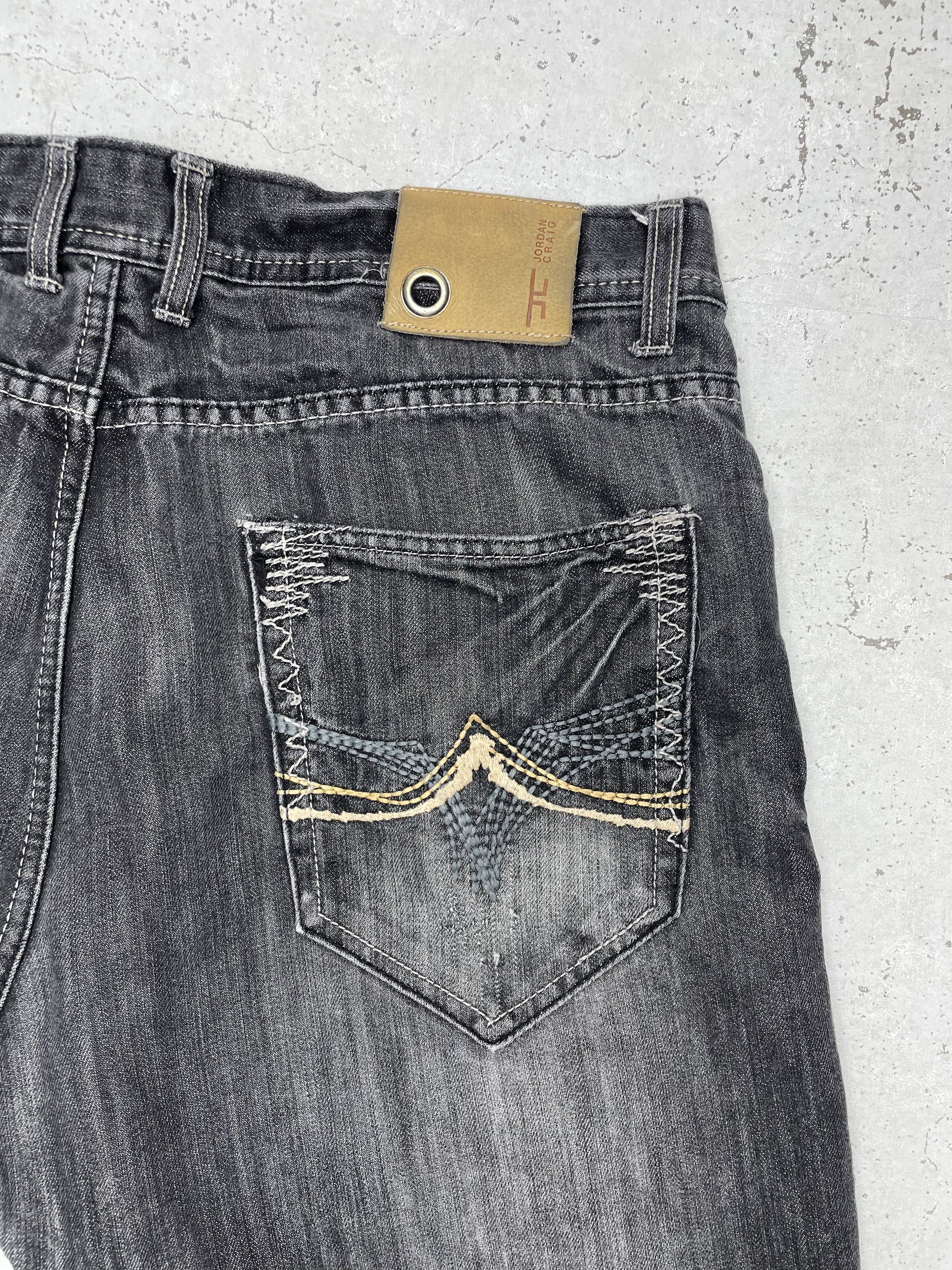 Jordan Craig Vintage Y2K Baggy Jeans schwarz W36 L32 - MonkeysVintage