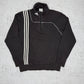 Adidas Vintage Zip Sweatshirt Schwarz M - MonkeysVintage