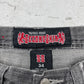 SecondSkin Y2K Vintage Baggy embroidered Jeans W34 L32 - MonkeysVintage