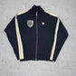 Nike Soccer Vintage Zipper Sweatshirt Blau S - MonkeysVintage