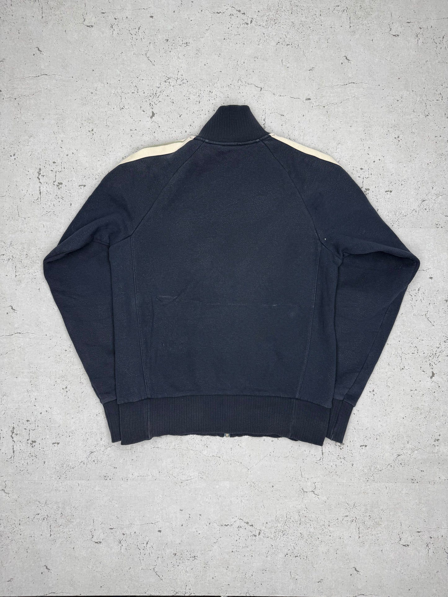 Nike Soccer Vintage Zipper Sweatshirt Blau S - MonkeysVintage