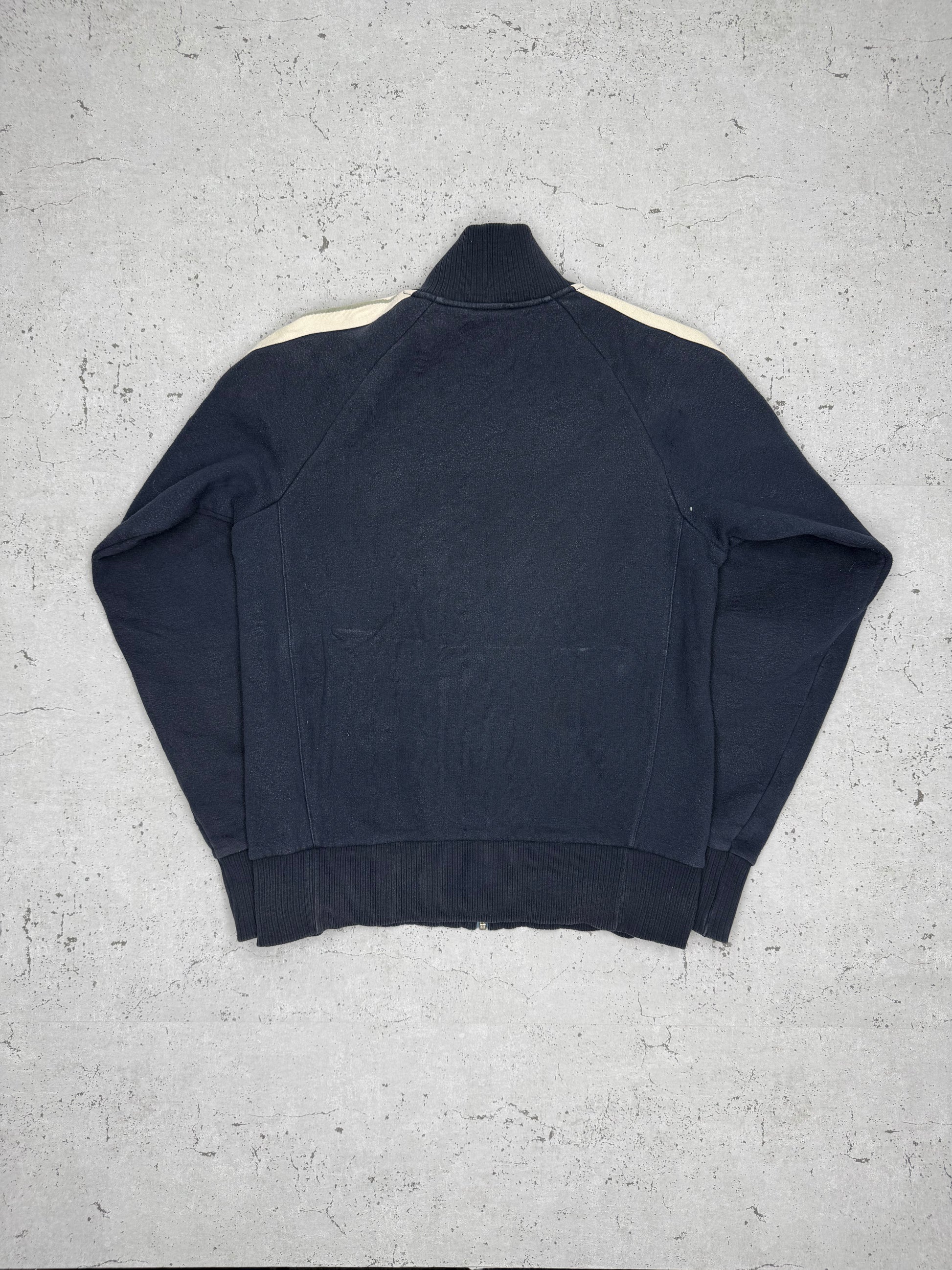 Nike Soccer Vintage Zipper Sweatshirt Blau S - MonkeysVintage