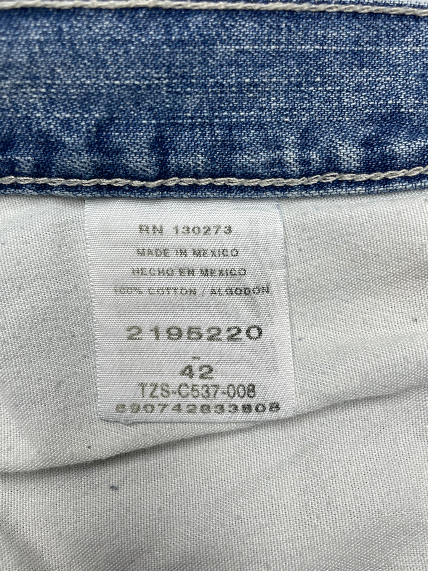Lee Vintage Jeansshorts kurze Hose blau W42 - MonkeysVintage