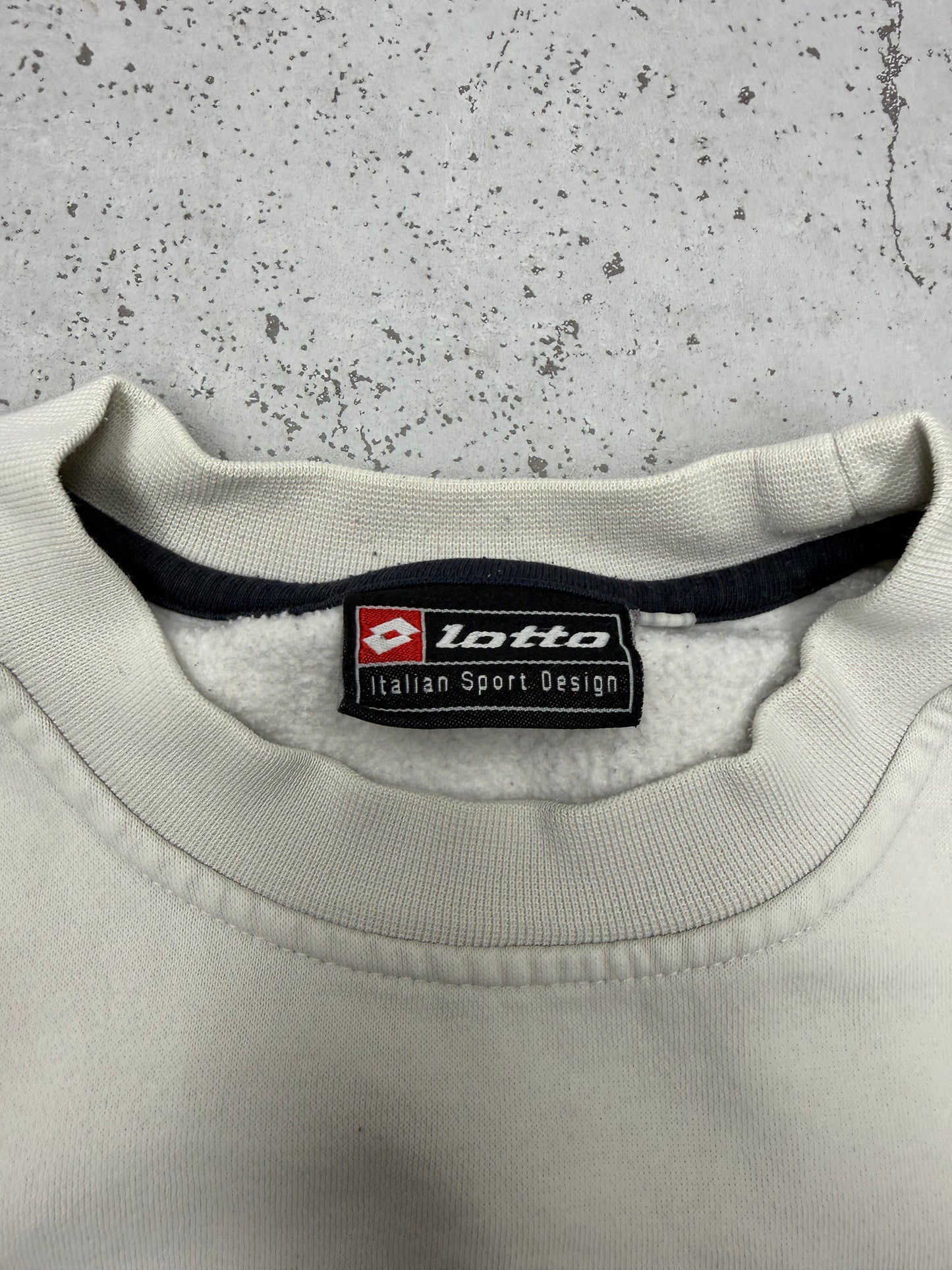 Lotto Brustlogo Raglan Sweatshirt beige – Foto 4