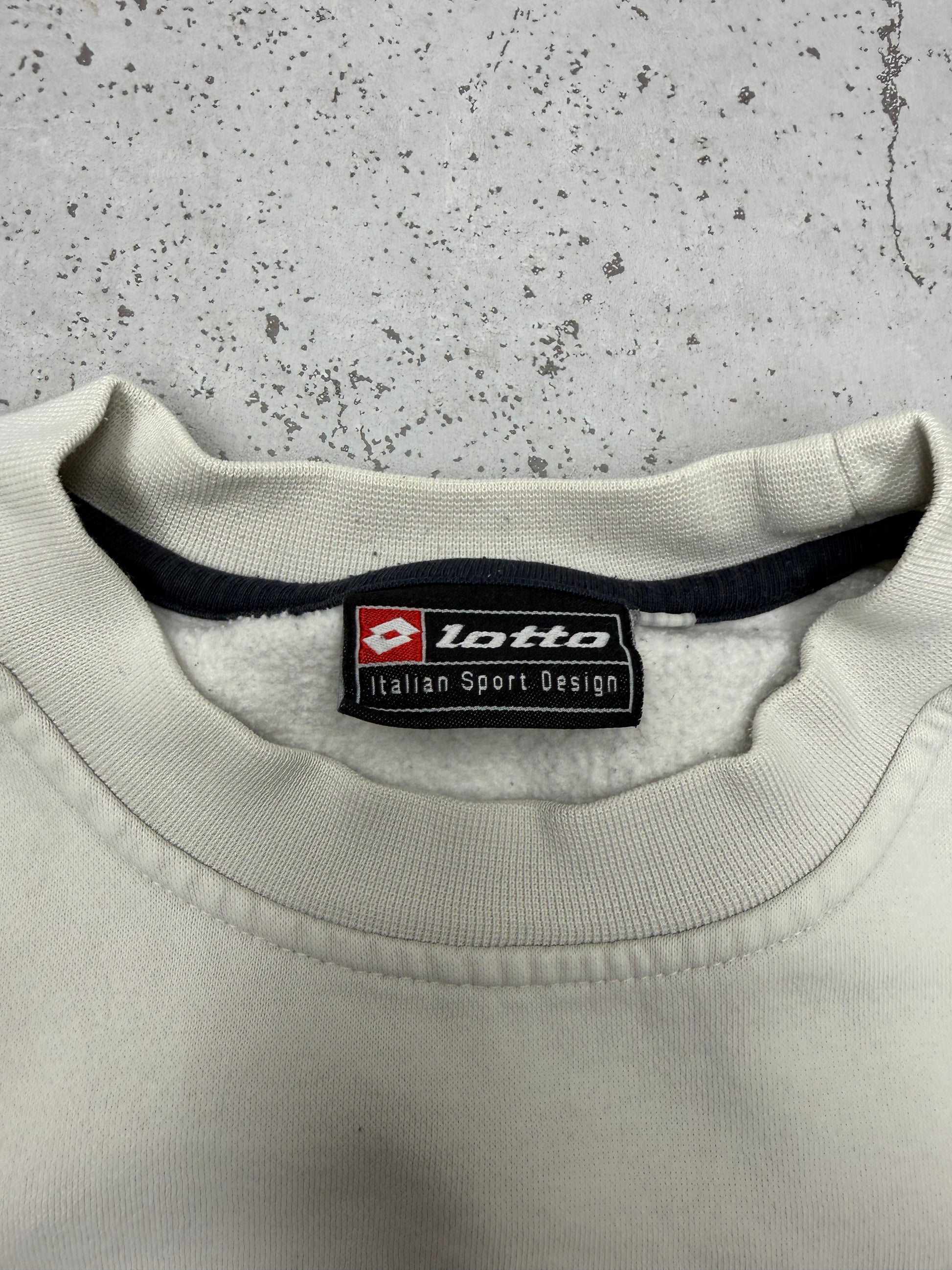 Lotto Brustlogo Raglan Sweatshirt beige – Foto 4