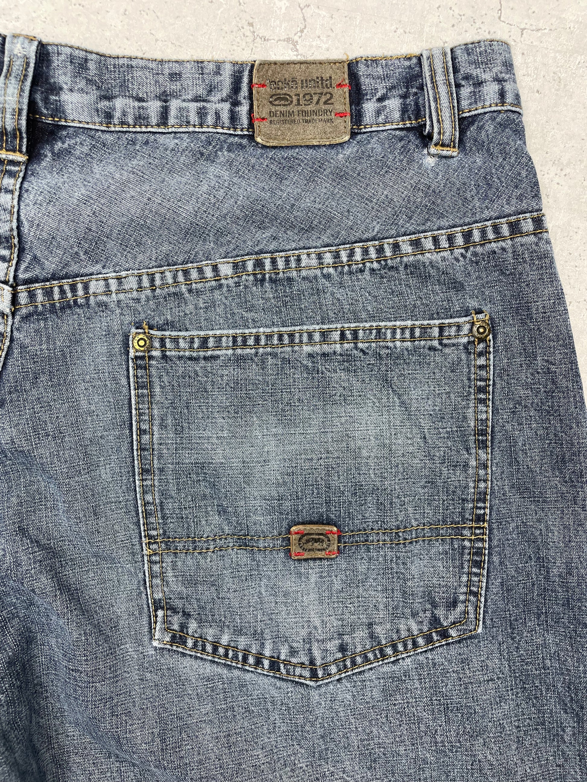 Ecko Unltd. Y2K Vintage baggy Jeans W40 blau XXL - MonkeysVintage