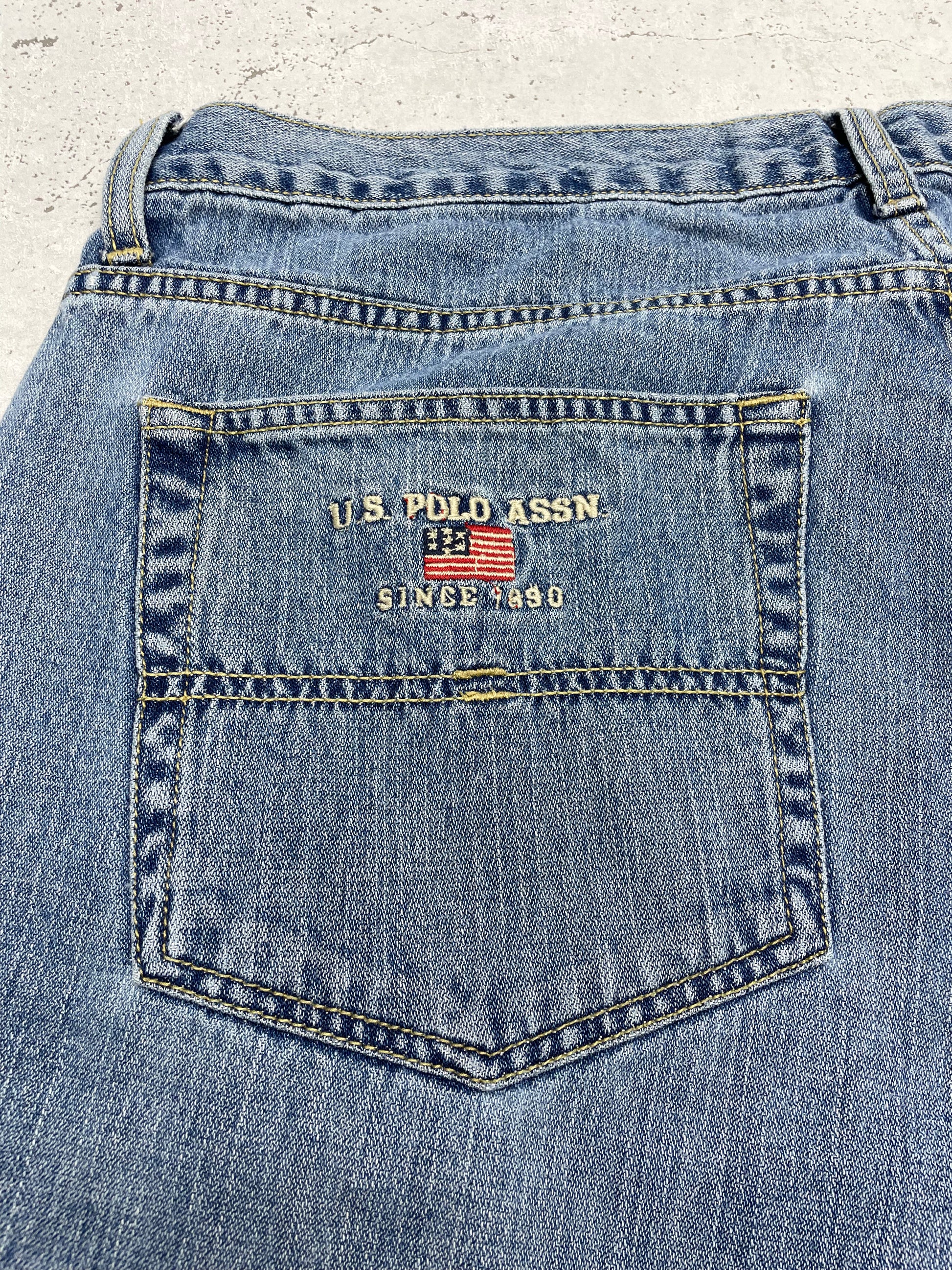 U.S. Polo Assn. Vintage Baggy Jeans blau W38 L32 - MonkeysVintage