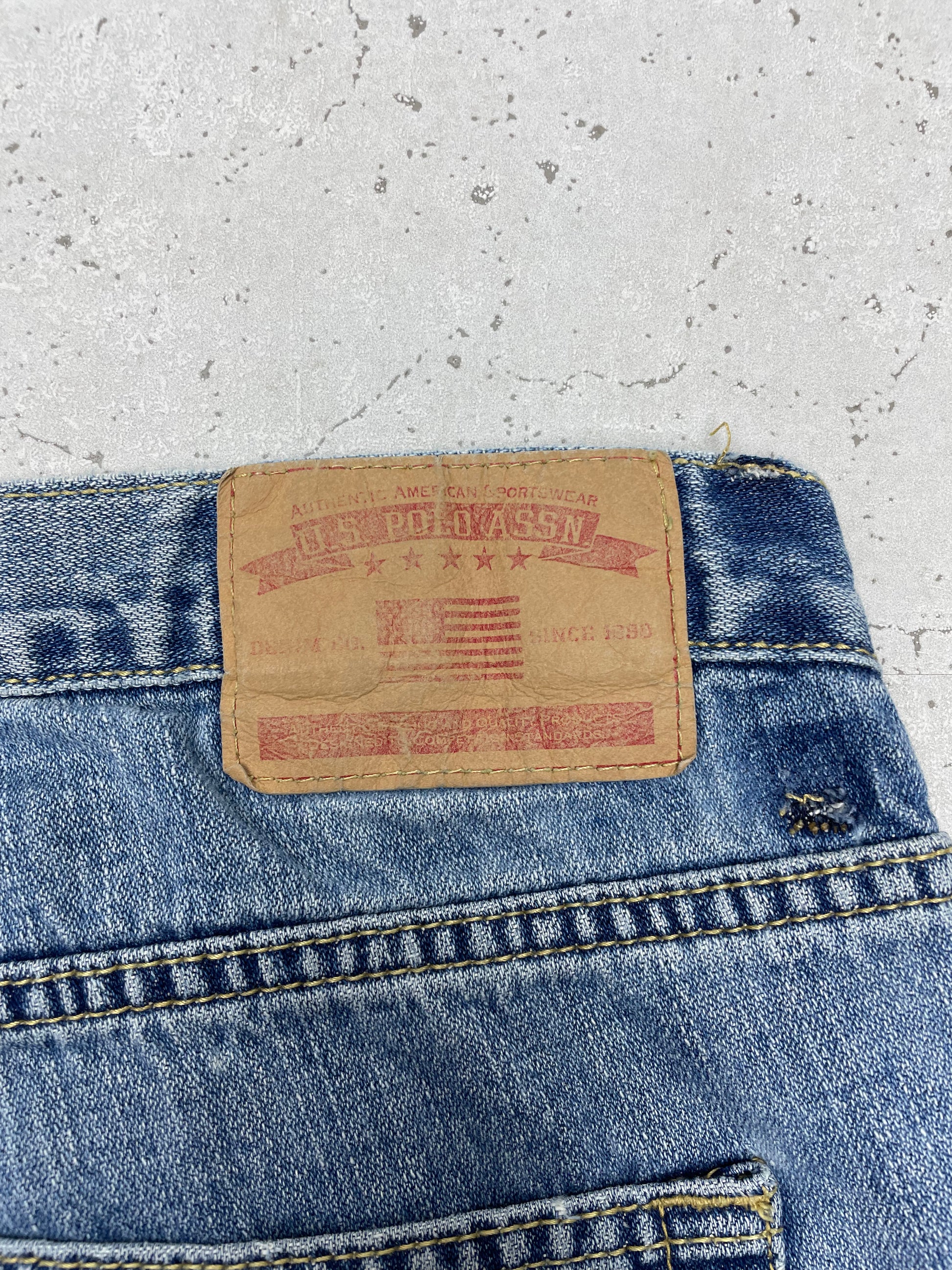 U.S. Polo Assn. Vintage Baggy Jeans blau W38 L32 - MonkeysVintage