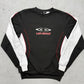 Umbro rote Paspeln Sweatshirt schwarz – Foto 2