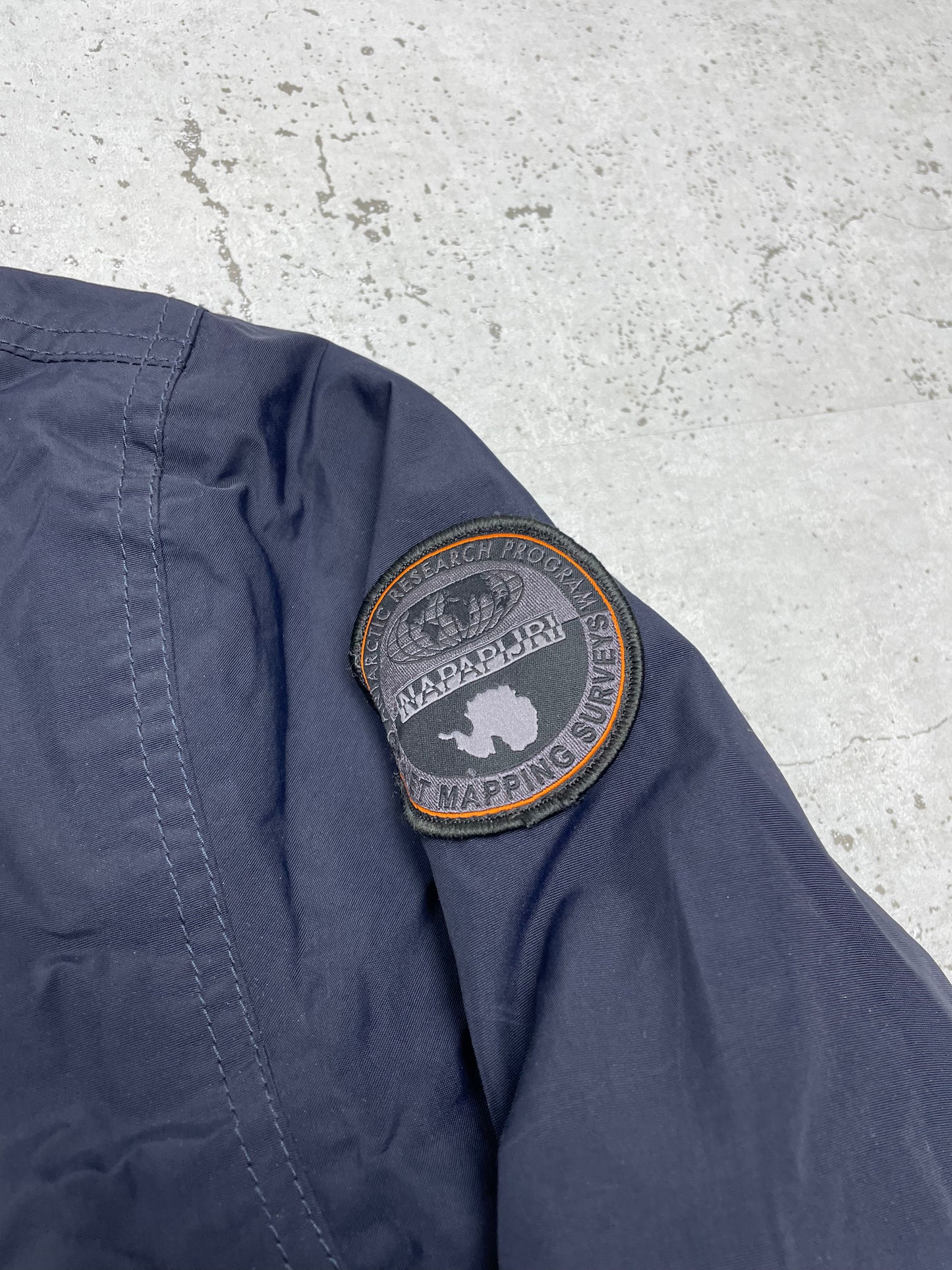 Napapijri Windbreaker Jacke blau XL - MonkeysVintage